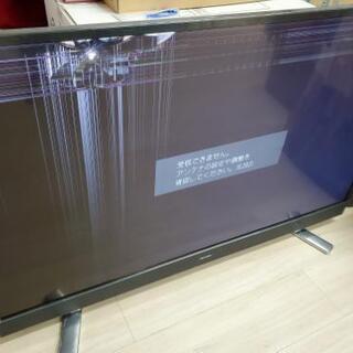 AIWA テレビ　4K対応　画面割あり