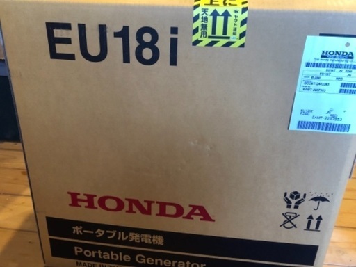 Honda ホンダ EU18i ポータブル発電機 インバーター　新品未使用　引き取り•直接渡し限定