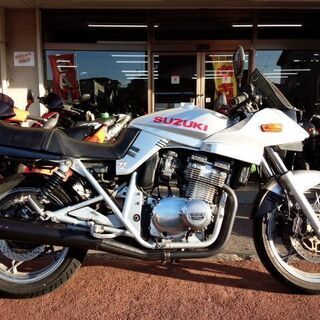 NO.3627　ＧＳＸ４００Ｓカタナ　水冷４サイクル１６バルブ４気筒４００ｃｃ　シルバー　 ☆彡 NO.3627 GSX400Sカタナ 水冷4サイクル16バルブ4気筒