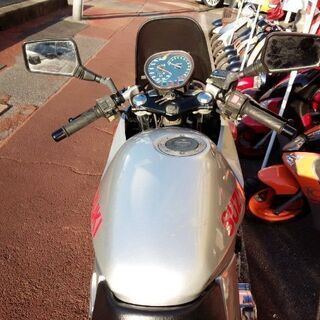 NO.3627　ＧＳＸ４００Ｓカタナ　水冷４サイクル１６バルブ４気筒４００ｃｃ　シルバー　 ☆彡 NO.3627 GSX400Sカタナ 水冷4サイクル16バルブ4気筒