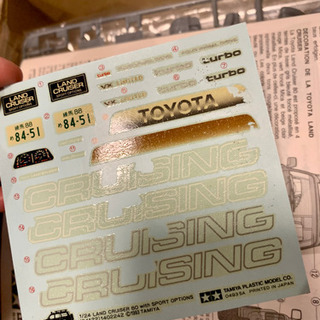 タミヤ プラモデル　トヨタ　ランドクルーザー80