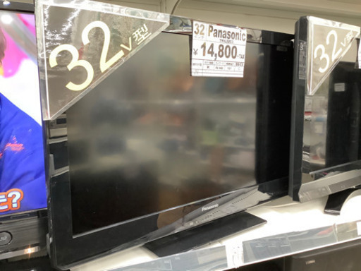 安心の6ヶ月保証付き　Panasonic 液晶テレビ　32インチ　16280円