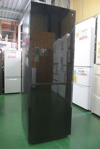 シャープ 270L 2ドア冷蔵庫 SJ-PD27X-B 2013年製。当店の不具合時返金保証3ヶ月付き。