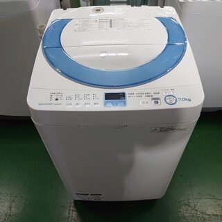 分解洗浄済み・保証有り】7kg 洗濯機 SHARP 2014年製 ES-GE70N 【問合わせ
