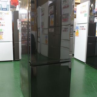 三菱 146L 2ドア冷蔵庫 MR-P15Y-B 2014年製。清掃メンテナンス済。当店