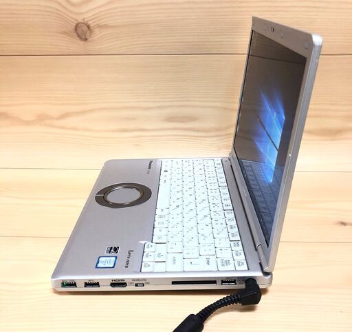送料無料 高速SSD256GB ハイスペック ノートパソコン 中古良品 12.1型 Panasonic CF-SZ5PDYVS 第6世代Core i5 8GB 無線 Win10 LibreOffice