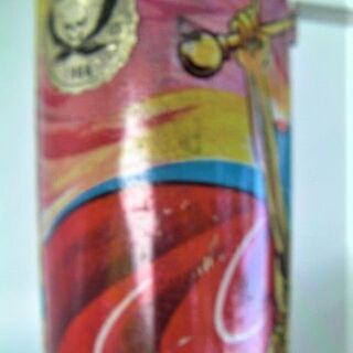 1967年☆昭和レトロ懐かしい「黄金バット」ブリキ製のポンプ式水鉄砲