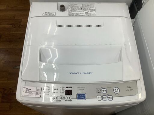 AQUA 全自動洗濯機　2015年製　7.0ｋｇ　AQW-S70D