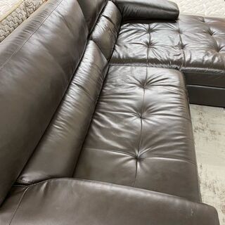 【愛品館 江戸川店】ACTAS　コーナーソファ　カウチソファ　本革　ID:156-008634-007　配送可　代引き配送可（代引きの場合は現金のみのお取り扱になります）