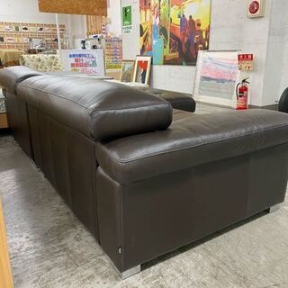 【愛品館 江戸川店】ACTAS　コーナーソファ　カウチソファ　本革　ID:156-008634-007　配送可　代引き配送可（代引きの場合は現金のみのお取り扱になります）