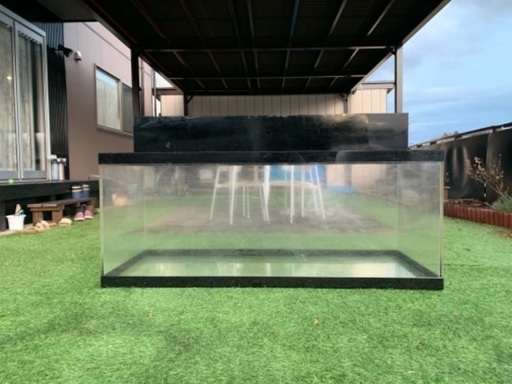 【中古大型アクリル水槽】1500×600×600