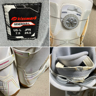 【BURTON&FANATIC】スノーボード4点セット　レディース