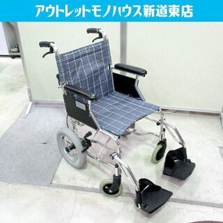 美品 車いす 介助式 12インチ MIWA ミニポン HTB-12 ブルー 軽量