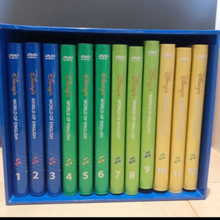DWE ディズニー英語システム DVD (9巻ケースのみ、ディスク無し)