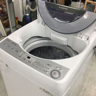 シャープ8.0Kインバーター洗濯機2018年製！！！分解クリーニ...