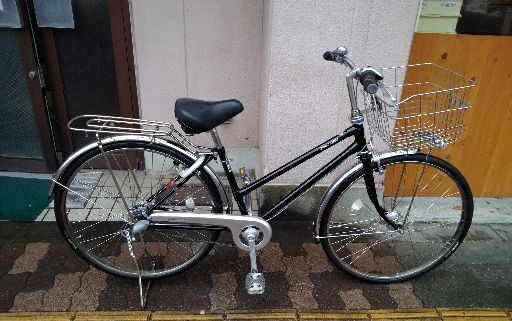 BRIDGESTONE Singlestsr 26吋シティーサイクル 内装3段/LEDオート/ブラック