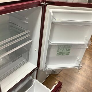 AQUA 2ドア冷蔵庫 2016年製 184L AQR-18E ファン式 【公式通販】