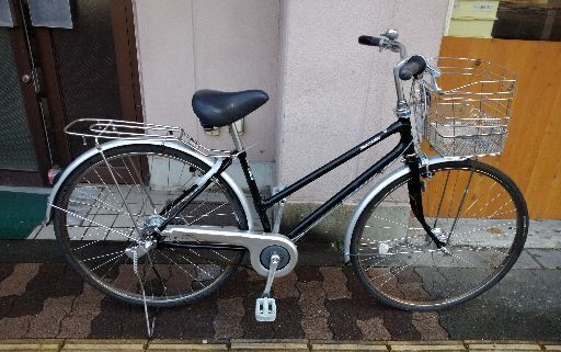 BRIDGESTONE Dessin 27吋ベルトドライブシティーサイクル 内装5段/LEDオート/ブラックｘシルバー