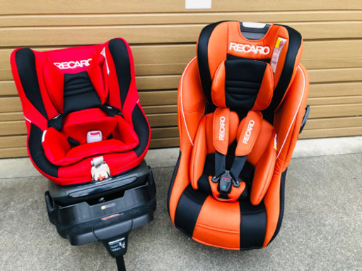 【お得にセットで】RECARO レカロ チャイルドシートSTART 07 アルトオレンジ \u0026 START SR スパークレッド