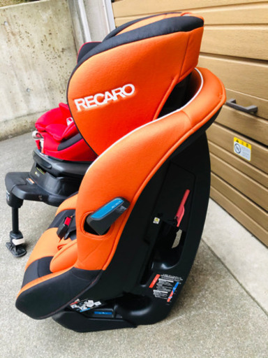 【お得にセットで】RECARO レカロ チャイルドシートSTART 07 アルトオレンジ \u0026 START SR スパークレッド