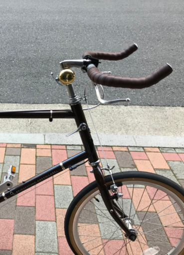 【美品】ミニベロ クエロ20Fブルホーンカスタム