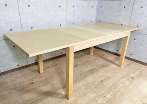 IKEA BJURSTA ビュースタ ダイニングテーブル 伸縮可能  自由自在