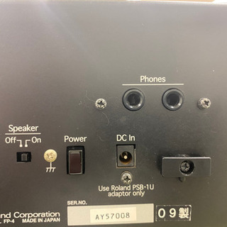 Roland 電子ピアノ FP-4-BK 椅子付き