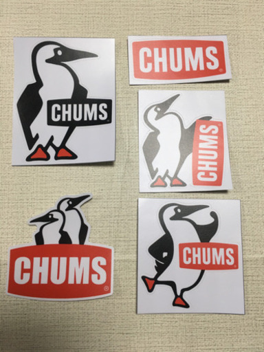 Chums チャムス 防水タイプ ステッカー 5点 Koriki 沖縄の生活雑貨の中古あげます 譲ります ジモティーで不用品の処分