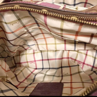 新品COACHコーチ シグネチャーヘリテージボストンバック