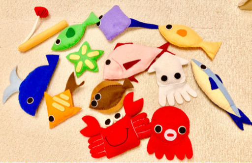 お魚釣りフェルトおもちゃハンドメイド みるま 池ノ上の子供用品の中古あげます 譲ります ジモティーで不用品の処分