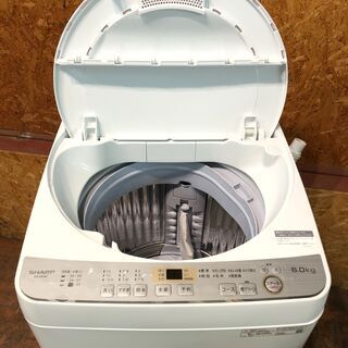 管理KRS286】SHARP 2019年 ES-GE6C 6.0kg 洗濯機 【公式通販】