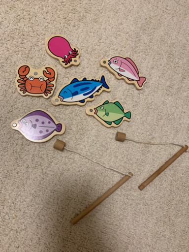 決定 魚釣りおもちゃ磁石木 まな 庄内のおもちゃの中古あげます 譲ります ジモティーで不用品の処分