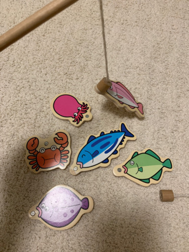 決定 魚釣りおもちゃ磁石木 まな 庄内のおもちゃの中古あげます 譲ります ジモティーで不用品の処分