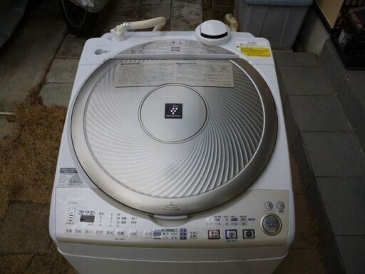 シャープ製９.０Ｋｇ電気洗濯乾燥機（取扱説明書付き）　ＥＳ－ＴＸ９２０(２０１３年製）