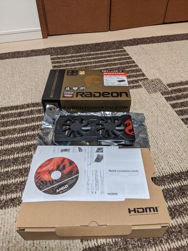 RADEON RD--RX570-E4GB GPU 玄人志向