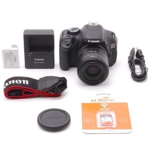 ◆美品＆自撮り＆スマホ転送◆キヤノン Canon EOS 600D レンズセット