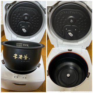 2016年製 三菱電機 IHジャー炊飯器 本炭釜 5.5合炊き ピュアホワイト