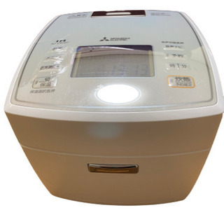 2016年製 三菱電機 IHジャー炊飯器 本炭釜 5.5合炊き ピュアホワイト