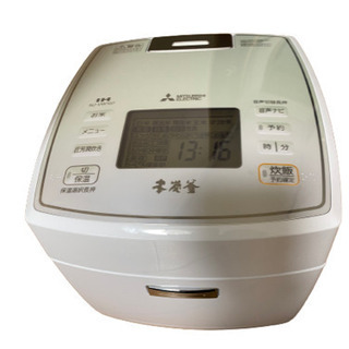 2016年製 三菱電機 IHジャー炊飯器 本炭釜 5.5合炊き ピュアホワイト