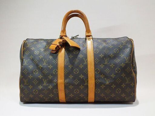 【苫小牧バナナ】質屋鑑定 LOUIS VUITTON キーポル45 M41428 ボストンバッグ モノグラム ルイルヴィトン 3桁シリアル♪