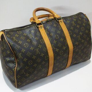 【苫小牧バナナ】質屋鑑定 LOUIS VUITTON キーポル45 M41428 ボストンバッグ モノグラム ルイルヴィトン 3桁シリアル♪
