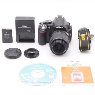 Nikon D3100 スマホ転送セット ◇WifiSDでスマホ転送◇ニコン Nikon D3100 レンズセット