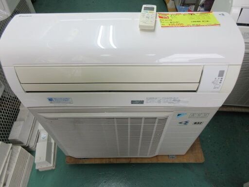 K02090　ダイキン　中古エアコン　主に18畳用　冷5.6kw／暖6.7kw