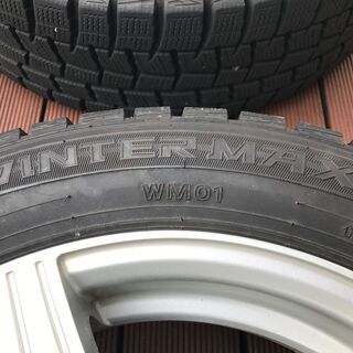 【最終値下げ】スタッドレスDunlop WinterMaxx01　175/65R15　４本　アルミホール付き　