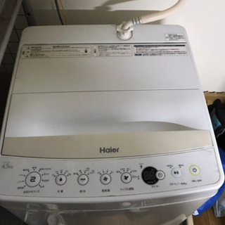 Haier 洗濯機　2016年製　4.5kg