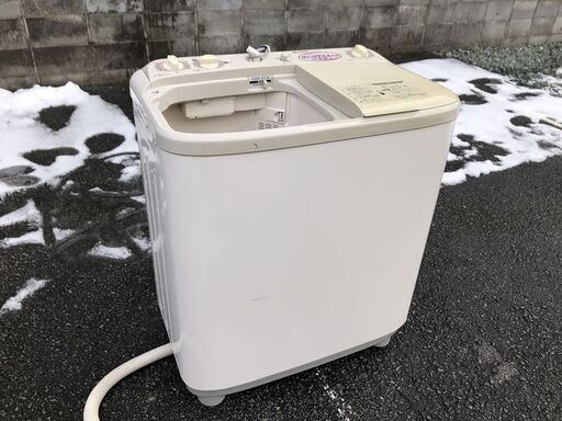 ★動作●★ 清掃済 二層式洗濯機 SHARP ES-56GS-C 2001年製