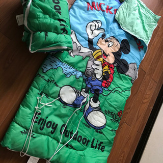 （お引取り決定）ミッキーマウス寝袋　2個
