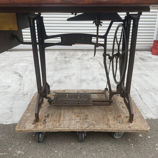 DIY テーブル　リカー　ミシン台　座卓　RICCAR