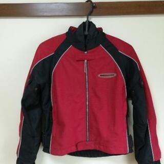 バイクジャケット　Mサイズ　黒/赤
