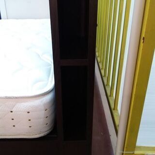 【店舗同時販売中】　レイコージャパン　木製フレームレッグタイプセミダブルベッド＆サ―タ　ぺディック６０セット　【店頭ご来店購入限定】　　